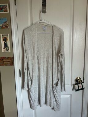 Old Navy Light Beige Open Cardigan